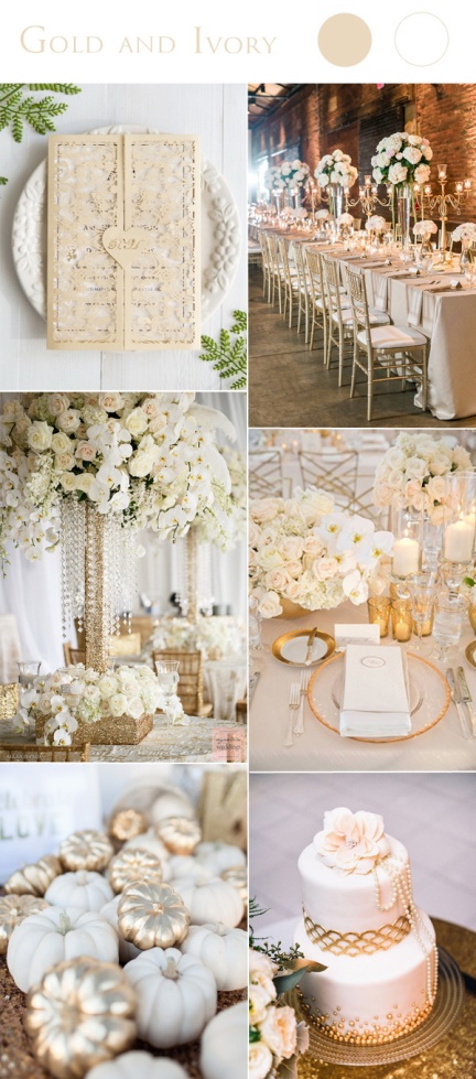 gold-and-ivory-wedding-color-combo-ideas-with-matched-wedding-invitation